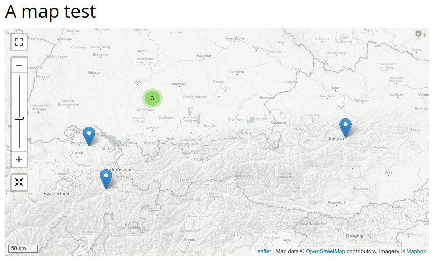 Kartenkacheln von MapBox