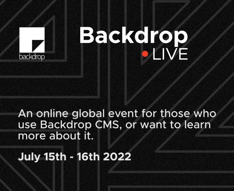 Backdrop LIVE am 15. und 16. Juli 2022